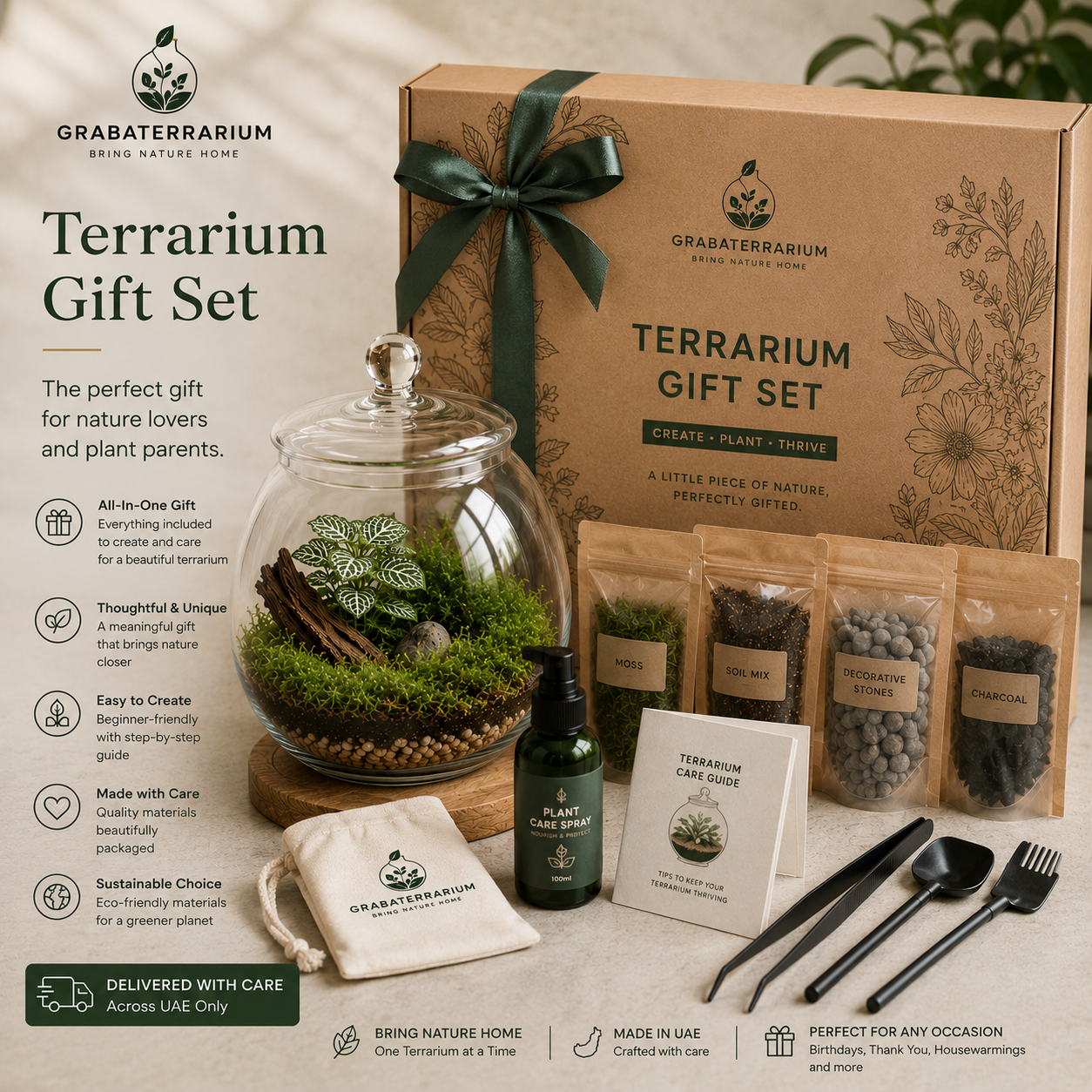 Terrarium Gift Set