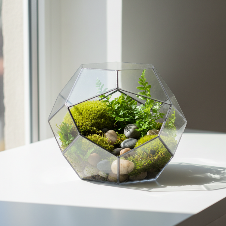 Open Glass Terrarium